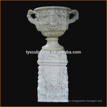 Complex carved characters carved stone carving flower pots of fruit
